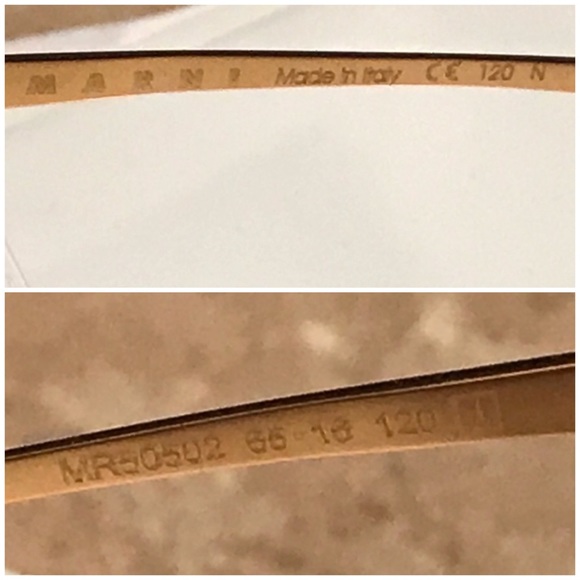 MARNI Occhiali UOMO Argento Sunglasses - Picture 7 of 8